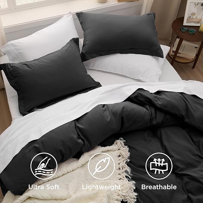 Duvet Cover Set - King - 104 x 90 in - 3 Piece