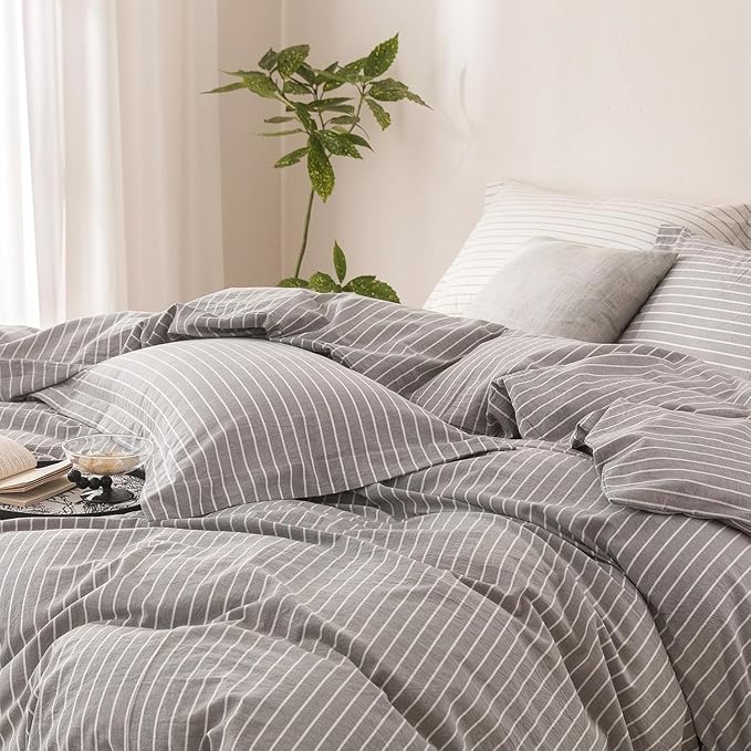 Linen Duvet Cover Set - Full