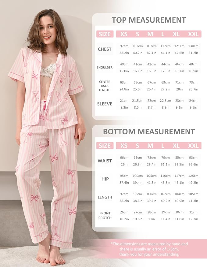 Women's 100% Cotton Pajama Set - 2 Piece