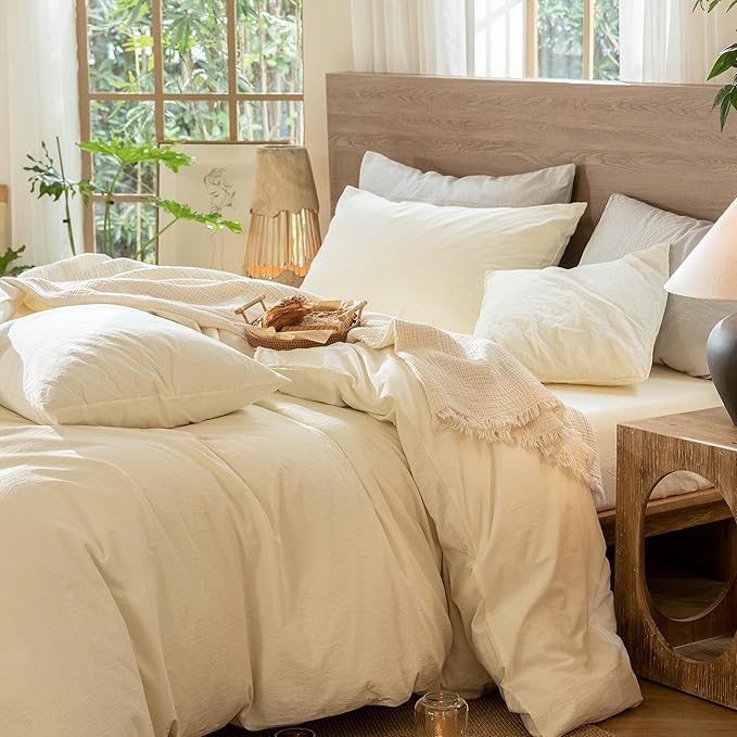 Linen Duvet Cover Set - King