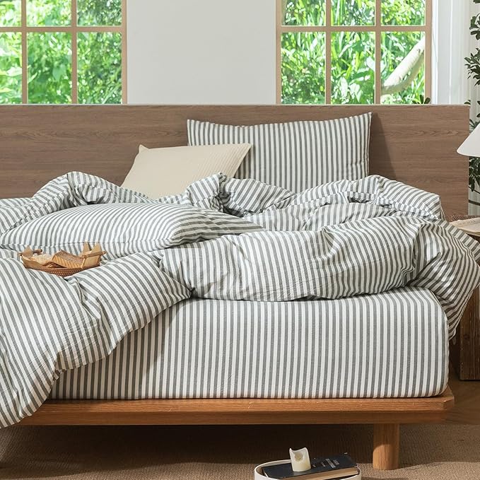 Linen Duvet Cover Set - Full