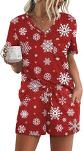 Women's Pajama Set - Short Sleeve - 2 Piece