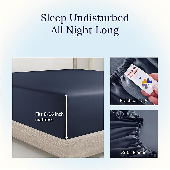 100% Cotton Fitted Sheet - California King