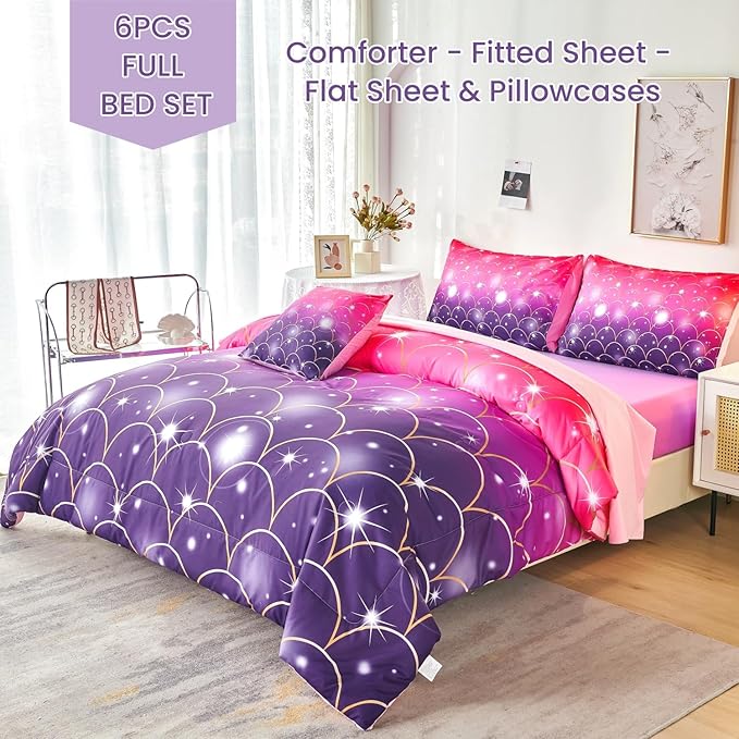 Comforter Set - Full - 6 Piece
