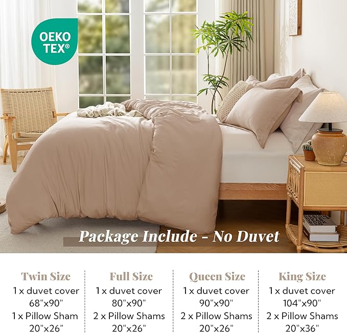Microfiber Duvet Cover Set - 3 Piece