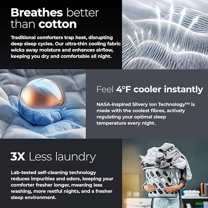 Cooling Duvets Down Comforter - Queen