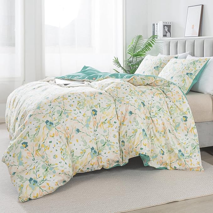 100% Cotton Duvet Cover Set - King - 3 Piece