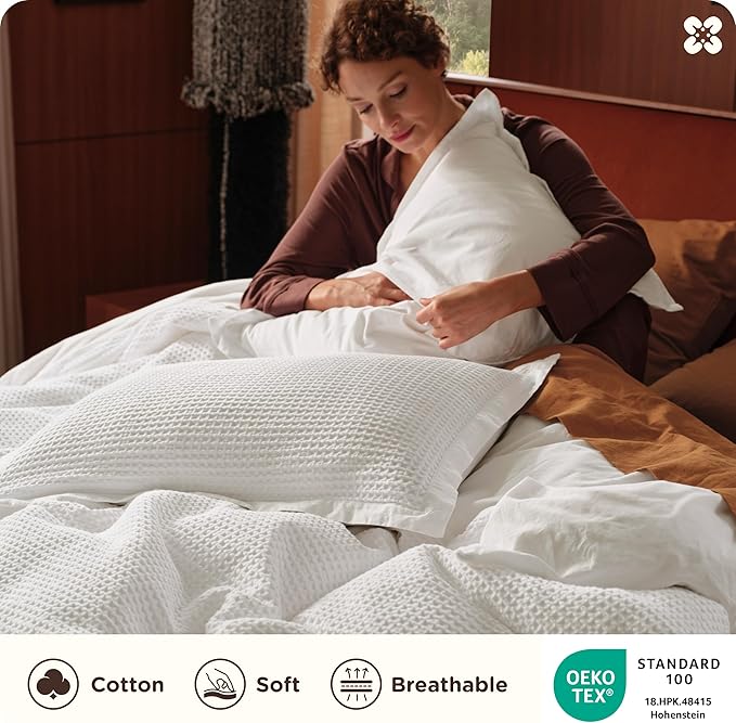 100% Cotton Duvet Cover Set - King - 3 Piece