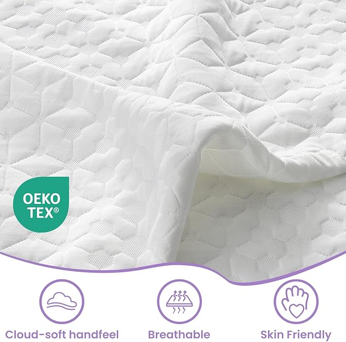 Memory Foam Cooling Mattress Topper - Twin