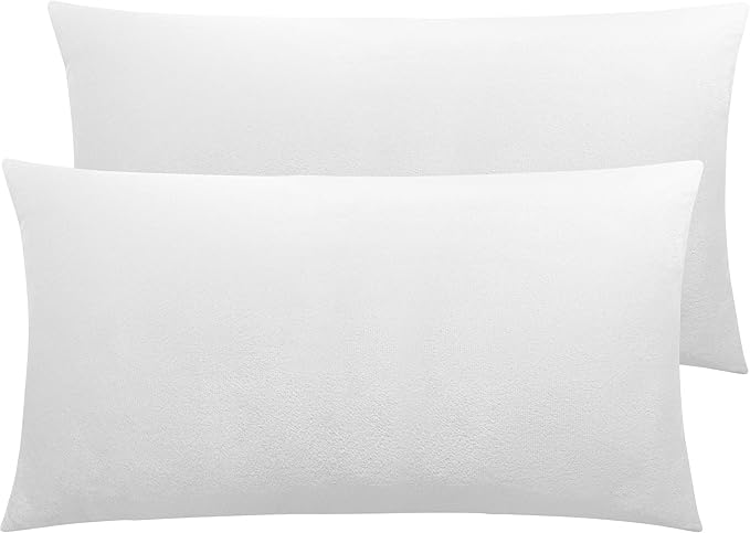 Flannel Pillowcase Set - King - 20 x 36 in - 2 Pack