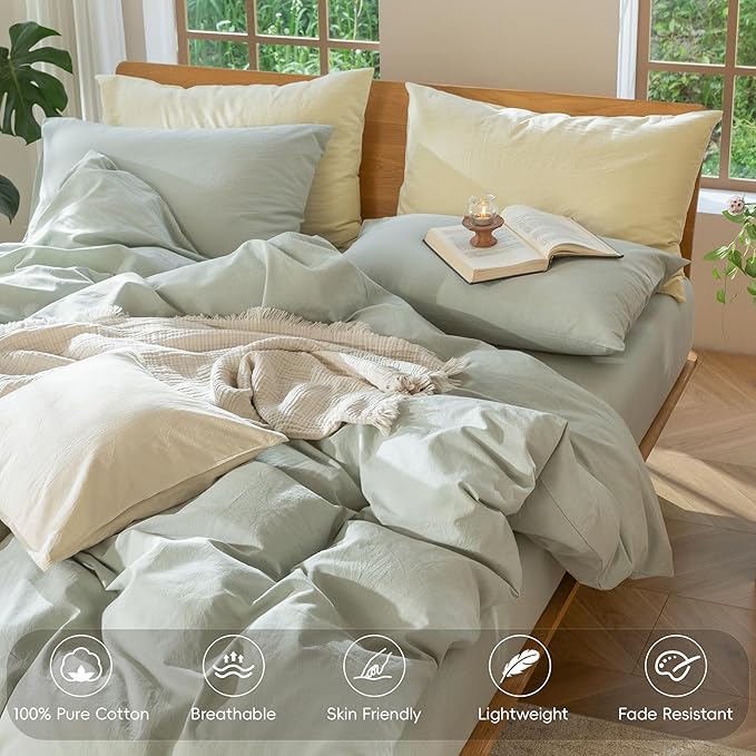 Linen Duvet Cover Set - King