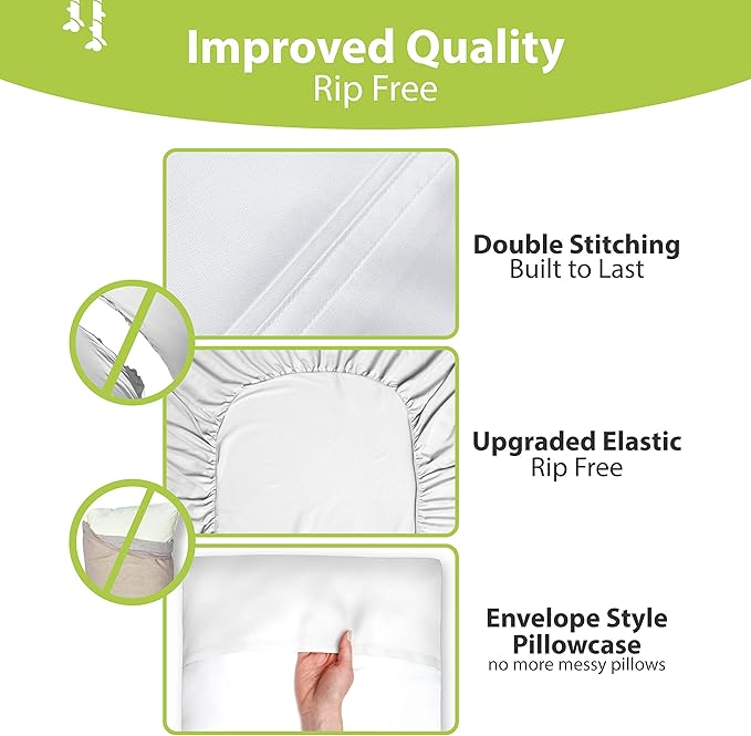 Bamboo Cooling Bed Sheet Set - Full - 4 Piece