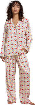 Satin Pajama Set - Long Sleeve - 2 Piece