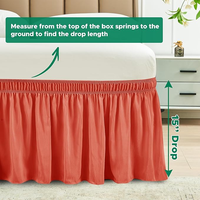 Bed Skirt - Full - 15 in Drop