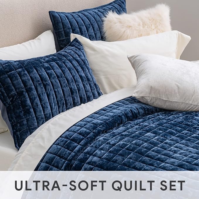 Velvet Quilt Set - Queen