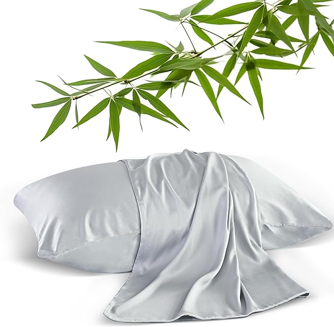 Bamboo Cooling Pillowcase Set - Queen - 4 Pack - 4 Piece