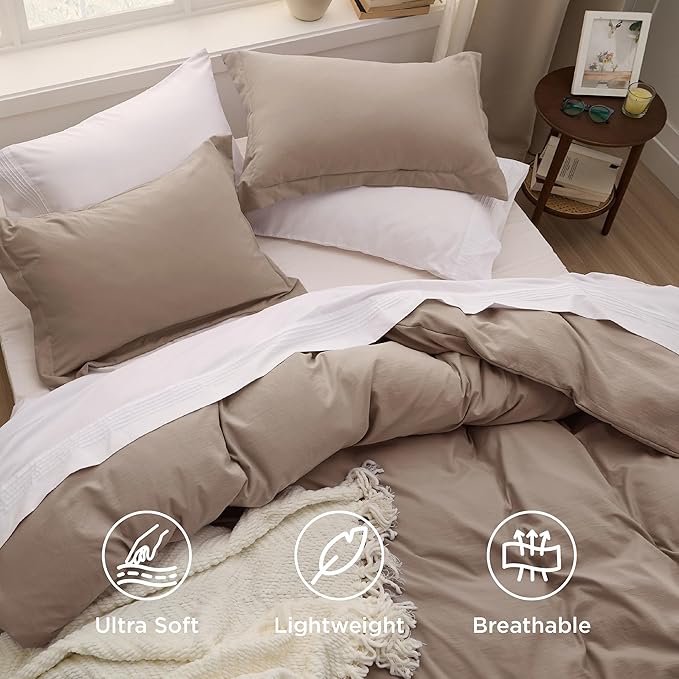 Duvet Cover Set - King - 120 x 98 in - 3 Piece