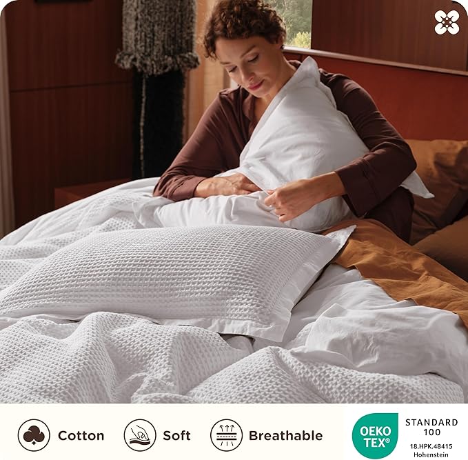 100% Cotton Duvet Cover Set - Queen - 3 Piece