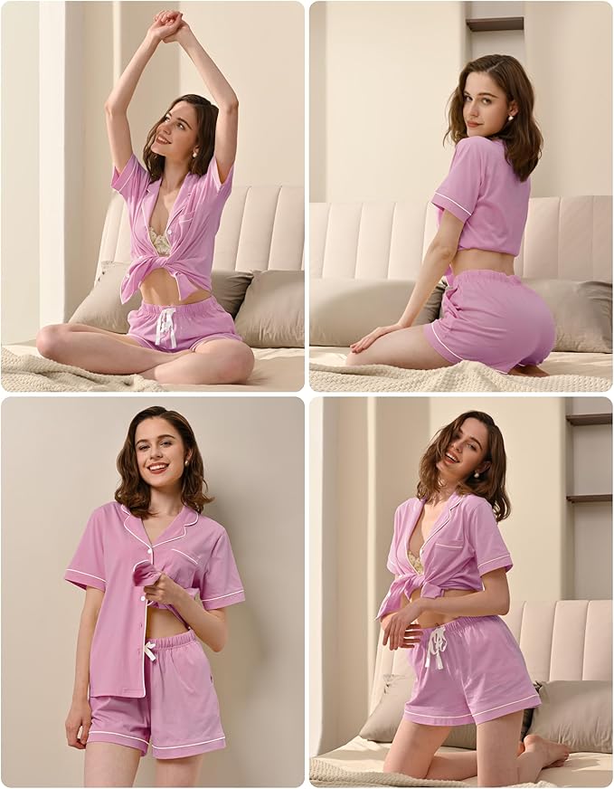 Women's 100% Cotton Pajama Set - 2 Piece