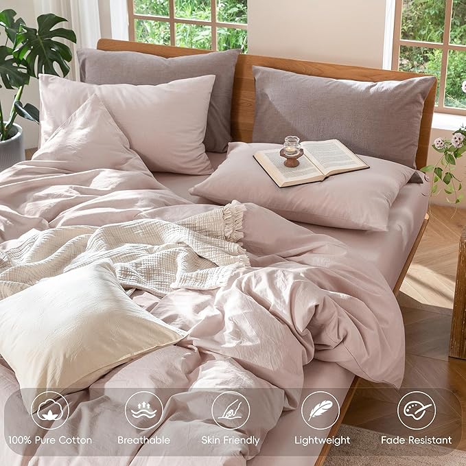 Linen Duvet Cover Set - King