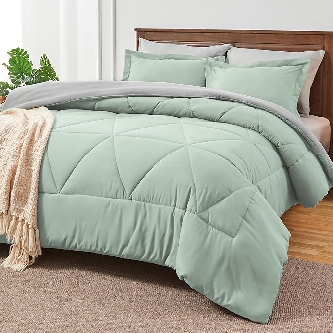 Microfiber Comforter Set - California King - 7 Piece