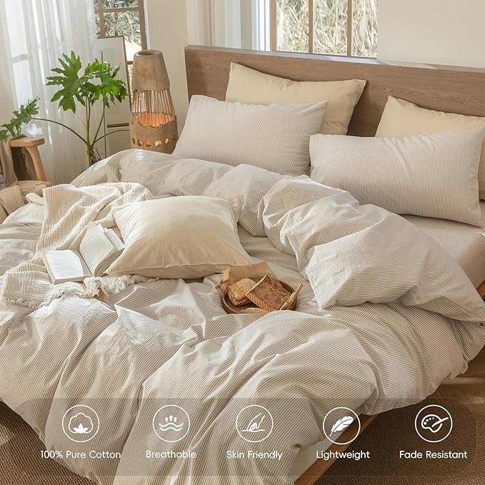 Linen Duvet Cover Set - Full