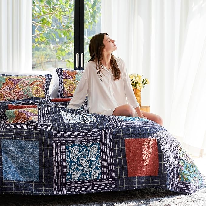 100% Cotton Quilt Set - King