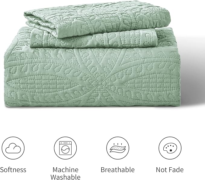 Quilt Set - California King - 3 Piece