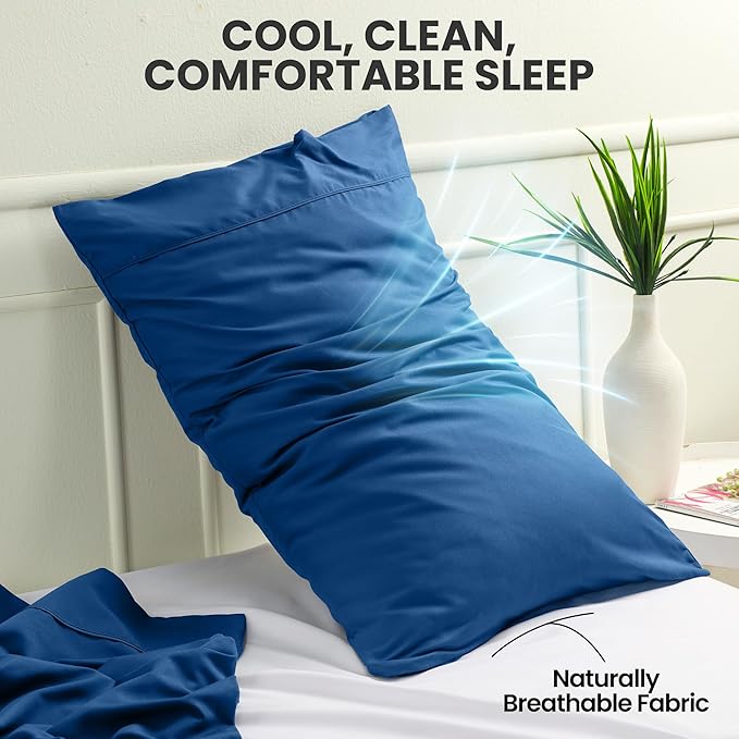 Microfiber Pillowcase Set - Queen - 20 x 30 in - 2 Pack