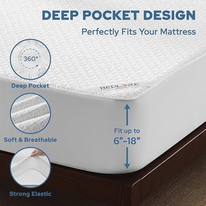 Waterproof Mattress Protector - California King