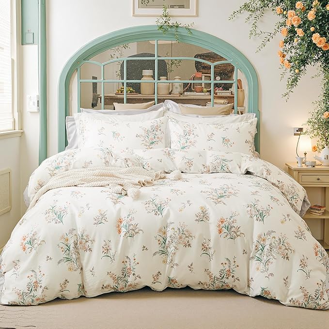 100% Cotton Duvet Cover Set - King - 3 Piece