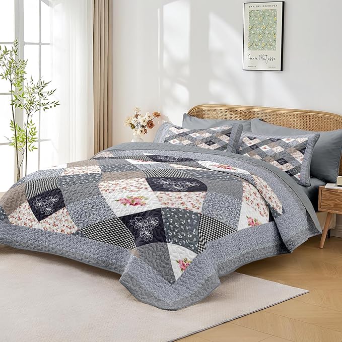 Quilt Set - Queen - 3 Piece