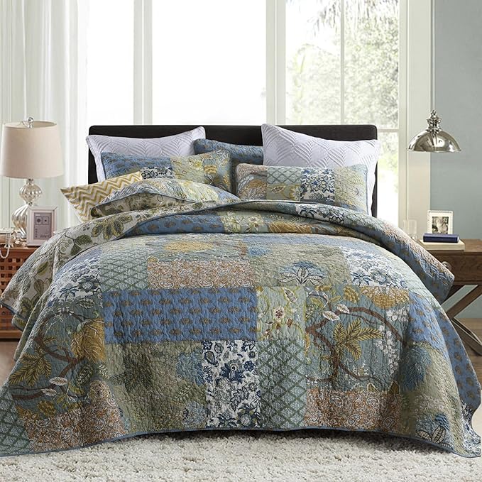 100% Cotton Quilt Set - Queen
