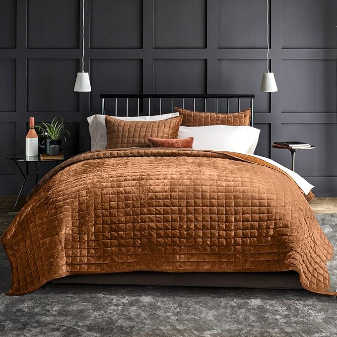 Velvet Quilt Set - King