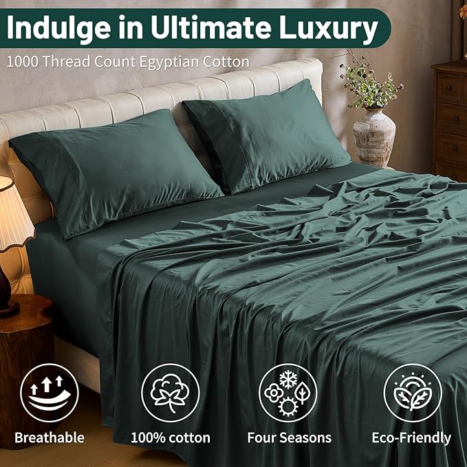 Flat Sheet - Queen - 16 in Deep Pocket - 4 Piece