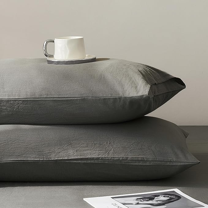 Linen Pillowcase Set - King - 20 x 36 in - 2 Piece