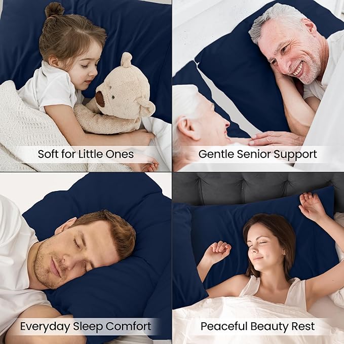 Microfiber Pillowcase Set - Standard - 20 x 26 in - 2 Pack