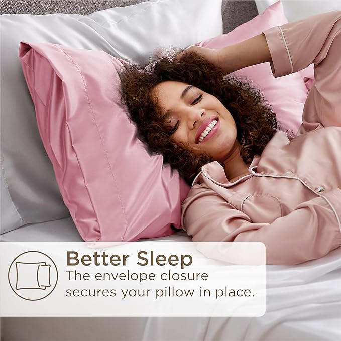 Satin Pillowcase Set - Queen - 20 x 30 in - 4 Pack