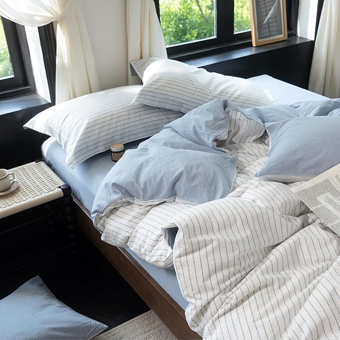 Linen Duvet Cover Set - Queen