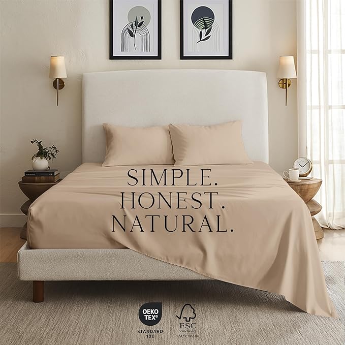 Bamboo Cooling Pillowcase Set - King - 2 Piece
