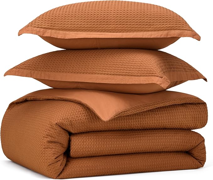 100% Cotton Duvet Cover Set - King - 3 Piece
