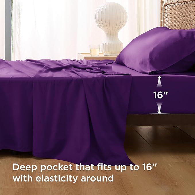 Bamboo Cooling Bed Sheet Set - Twin