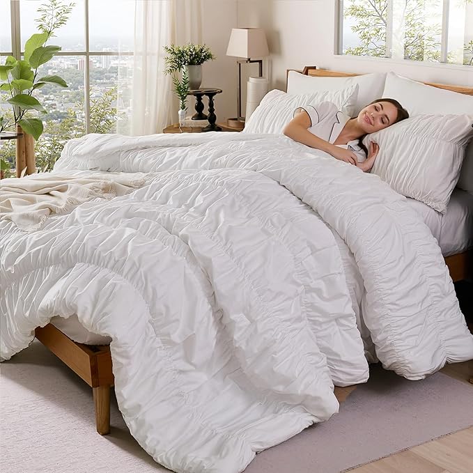 100% Cotton Comforter Set - Queen - 3 Piece