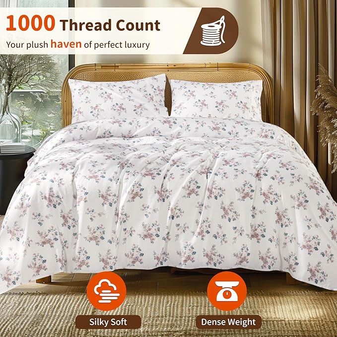 Bed Sheet Set - Queen - 16 in Deep Pocket - 4 Piece