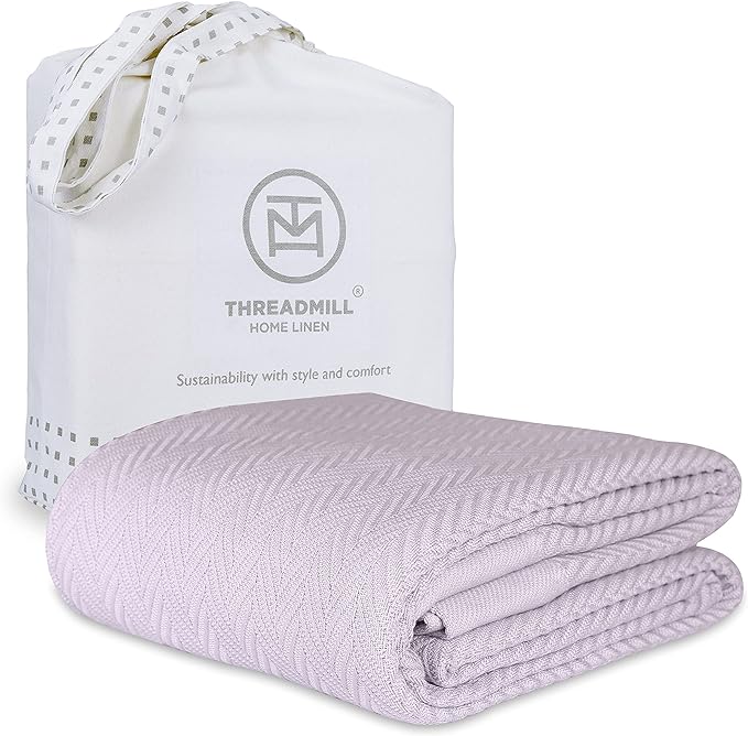 100% Cotton Blanket - Twin - 68 x 92 in