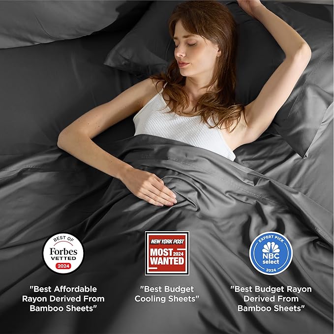 Bamboo Cooling Bed Sheet Set - Full