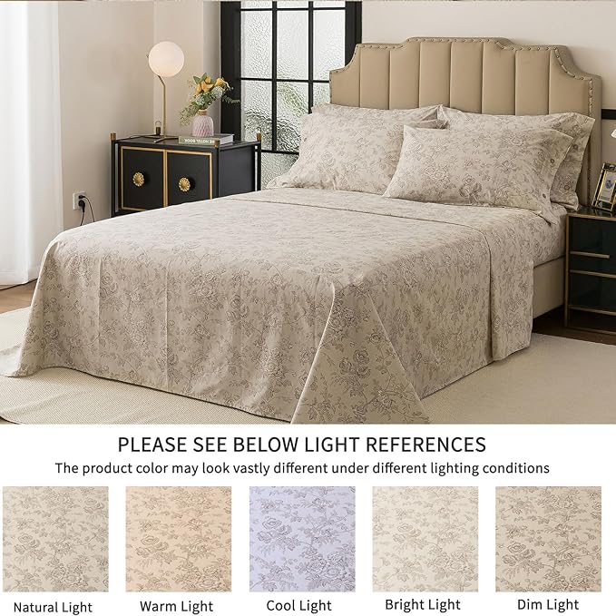 Bed Sheet Set - King - 4 Piece