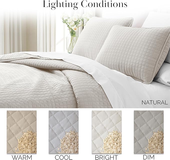 Microfiber Quilt Set - Queen