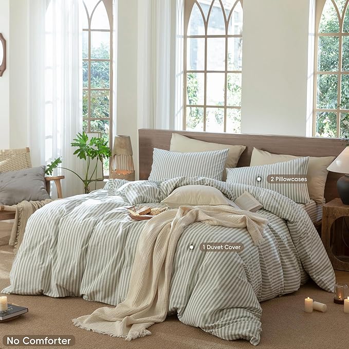 Linen Duvet Cover Set - King