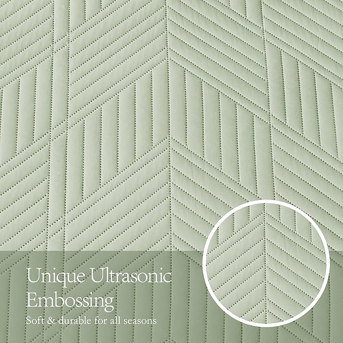Microfiber Quilt Set - King
